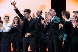İlker Çatak at Berlinale 2026 (Golden Bear winner for “Gelbe Briefe / Yellow Letters”)